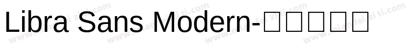 Libra Sans Modern字体转换